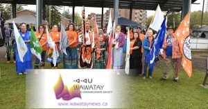 Grand Entry to the 2026 Every Child Matters Pow Wow which took place in Kirkland Lake on September 30, 2026
