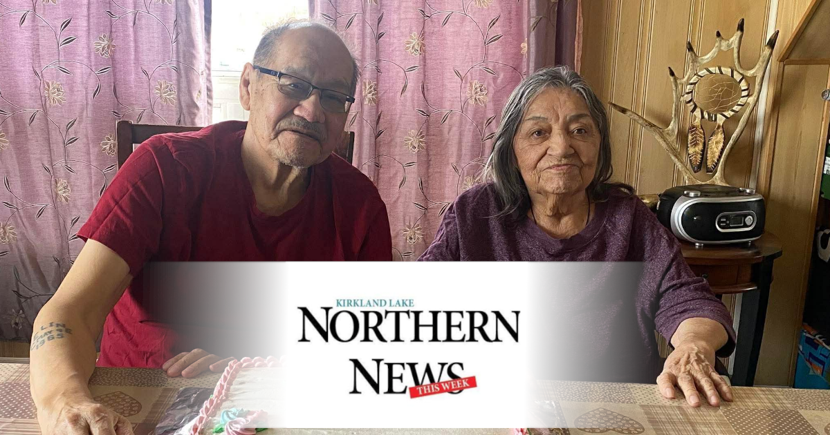 Celebrating their 61st wedding anniversary on May 9, 2025 are past Attawapiskat FN Chief John B Nakogee and Celine Mary (Kataquapit) Nakogee. Photo provided by Nakogee Family